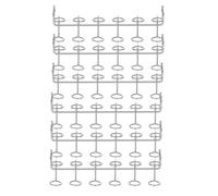 Ujjdwiurgh Supports de Tournevis pour Panneaux Perforés Accessoires D'Organisation pour Panneaux Perforés Outil Multi-Anneaux Supports pour Organisateurs Multi-Outils