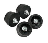 Ujjdwiurgh Supports D'Isolateur Anti-Vibrations à Amortisseurs en Caoutchouc M8, Support D'Isolation Anti-Vibrations Cylindrique en Caoutchouc