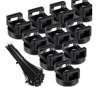 Ujjdwiurgh Supports magnétiques pour câbles à fermeture éclair - Support de fil magnétique pour la maison, le bureau, le câblage électrique marin - Support de câble - Gestion des clips de fil