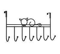 Ujjdwiurgh sur la Porte Crochet Salle de Bain Cintre Manteau VêTements Chapeau Sac Cintre Support Suspendu pour le Rangement de la Cuisine à Domicile