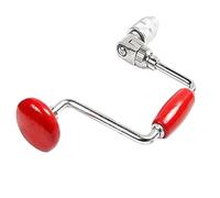 Ujjdwiurgh Swing Bit Brace-Carpenters Bit Brace Cliquet en Acier Utile avec Mandrin à Mâchoires Poignée Antidérapante Outil de Travail Du Bois