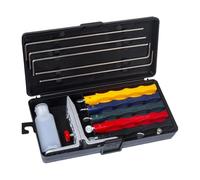 Ujjdwiurgh Système D'Affûtage de Couteaux, Aiguiseur de Couteaux Professionnel avec Angle Contrôlé, Aiguiseur de Couteaux Professionnel avec 5 Pierres à Aiguiser