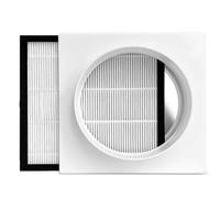 Ujjdwiurgh Système D'Air Frais pour Tuyaux HEPA Ventilation Conduit Filtre D'Air Filtre Air Filtre Purification de la Boîte