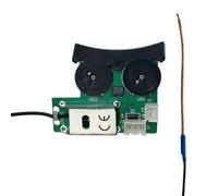 Ujjdwiurgh Système de Microphone pour Guitare Acoustique VT1 Tail Nail Pickup EQ DIY Tuner Piezo Pickup Equalizer System avec Mic Beat Board