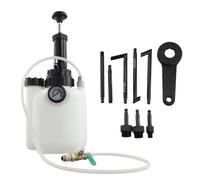 Ujjdwiurgh Système de remplissage d'huile de transmission manuelle 3 L + adaptateur pour bouteille d'huile de frein (A)