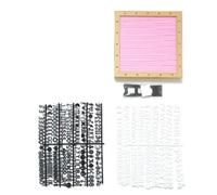 Ujjdwiurgh Tableau Aux Lettres en Feutre, Tableau à Messages en Feutre, Panneaux de Signalisation Modifiables, Panneau D'Annonce de Facile à Utiliser Rose