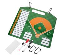 Ujjdwiurgh Tableau de Baseball Tableau de Programmation de Baseball Magnétique Accessoires D'Entraînement de Baseball Softball Tableau Marqueur Effaçable à Sec Écriture