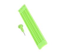 Ujjdwiurgh Tableau D'éCriture Braille 4 Lignes 28 Cellules avec Stylet Ardoise Braille Pratique Portable pour Les Fournitures d'apprentissage Aveugles