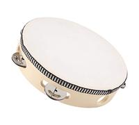 Ujjdwiurgh Tambourin musical de 20,3 cm - Tambourin rond - Cadeau pour KTV