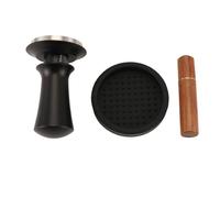 Ujjdwiurgh Tamper à café expresso 51 mm avec outil WDT calibré à ressort, avec tapis en silicone, pour machine à café expresso, facile à utiliser
