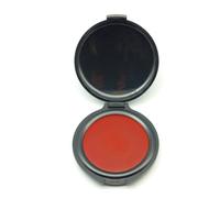 Ujjdwiurgh Tampon Encreur pour Empreintes Digitales Sans Lavage Séchage Rouge 1 Pièce Plastique