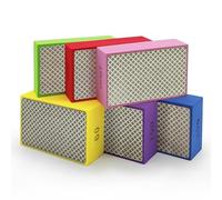 Ujjdwiurgh Tampons de Polissage Diamantés, Blocs de Sable Diamantés pour Carrelage, Marbre et Métal, 60, 100, 200, 400, 600, 1000