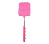 Ujjdwiurgh Tapette a Mouches Mouches moustiques Insectes applaudissement telescopique jusqu'a 73cm Rose