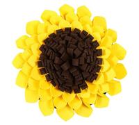 Ujjdwiurgh Tapis à Renifler pour Chien, Entraînement à L' du Nez, Coussin à Renifler, Bol à Alimentation Lente, Distributeur de Nourriture, Soulage Le Stress, Puzzle Tournesol