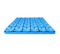 Ujjdwiurgh Tapis à renifler pour chiens, tapis interactif en silicone pour protéger le nez du chien, pour le dressage des odeurs et une alimentation lente, facile à installer (bleu)