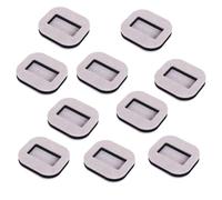 Ujjdwiurgh Tapis antidérapant pour chaise de bureau, patins de fixation pour chaise d'ordinateur, patins de fixation carrés faciles à utiliser