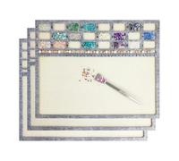 Ujjdwiurgh Tapis de perles, échelle centimétrique et pince à épiler pratique en acier inoxydable avec pelle pour la fabrication de bijoux