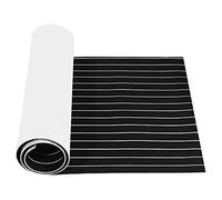 Ujjdwiurgh Tapis de Sol SynthéTique pour Bateau en Mousse EVA Auto-AdhéSive en Teck pour Yacht, RevêTement de Sol, 2400X450X6Mm