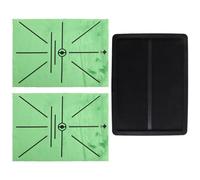 Ujjdwiurgh Tapis d'entraînement de golf pour le retour de balançoire, tapis de frappe de golf pour la pratique de la conduite et de l'écaillage