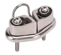 Ujjdwiurgh Taquet à Came pour Bateau en Acier Inoxydable 316 avec Anneau de Guidage en de Fer, Taquet de Voilier Miroir pour Corde de 10 mm