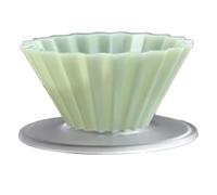 Ujjdwiurgh Tasse à café filtre goutte à goutte faite à la main pour usage domestique 1-2 personnes en forme de V en résine style origami