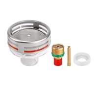 Ujjdwiurgh Tasse en Verre Transparent Embout en Porcelaine pour Torche de Soudage TIG Kit pour Torche de Soudage TIG WP9 WP20