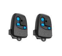 Ujjdwiurgh Télécommande 2 Pièces pour Ouvre-Porte de Garage PECCININ 433MHz Code Tournant Émetteur à 3 Boutons Duplicateur de Porte de Garage