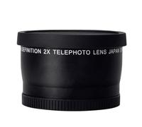 Ujjdwiurgh Téléobjectif 55 mm 2.0x téléconvertisseur pour appareil photo reflex numérique Accessoire de photographie