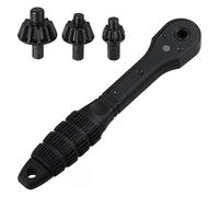 Ujjdwiurgh Téleté à Cliquet 2 en 1 Key Clé de la Clé Universal Chuck Key Remplacement pour une Perceuse pour la Plupart des Exercices Électriques et des Outils Électriques