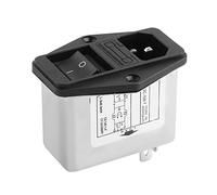 Ujjdwiurgh Terminaison de soudure IEC 320 C14 Filtre + Commutateur de bateau + Porte-fusible