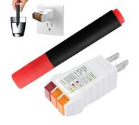 Ujjdwiurgh Testeur de Mise à la Terre Testeur et Test de Test de Conductivité pour les Feuilles de Mise à la Terre, les Tapis, les Couvertures, les Taies, les Bracelets