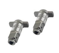 Ujjdwiurgh Tête de Conversion pour Tournevis Électrique, 2 Têtes de Conversion pour Clé Électrique, Adaptateur D'Arbre de Conversion de Broche de Clé à Enclume