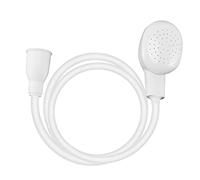 Ujjdwiurgh TêTe de PulvéRisation d'eau de Douche de Cheveux Blancs Tube de Tuyau de Salle de Bain Shampooing Mitigeur de Bain