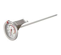 Ujjdwiurgh ThermomèTre de Dinde à Viande Frite à Sonde Pratique de 8 Pouces avec Cadran de 2 Pouces en Acier Inoxydable pour Barbecue Grill Pot Pan Kettle