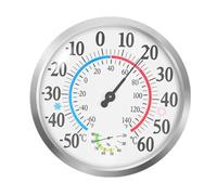 Ujjdwiurgh Thermomètre Extérieur de 30 cm avec Chiffres Thermomètre Mural Décoratif D'Intérieur pour Hygromètre Station Météo de Jardin Installation Facile Facile à Utiliser