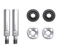 Ujjdwiurgh Tige de connexion d'extension pour meuleuse d'angle - Filetage M10 - Tige d'extension avec 4 écrous de verrouillage à bride