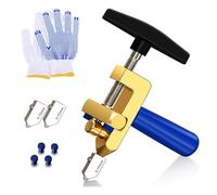 Ujjdwiurgh Tile Manuelle Cutter Hand Tool - Vergateur de Vitrage Cutter avec des Pinces de Rupture 3 Pares D'Acier en Tungstène