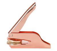 Ujjdwiurgh Timbre de Gaufrage en Acier Inoxydable Personnalisé Invitation de Mariage Enveloppe Pince Sceau Personnalisé Votre Propre Logo Timbre Or Rose
