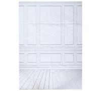 Ujjdwiurgh Toile de fond en vinyle pour studio photo - 90 x 152 cm - Motif mur de briques blanches