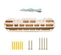 Ujjdwiurgh Touche d'escalade Force Rock Board Portable Pull-Up Escalade Hangboard Grip Renforcement -Bras Exerciseur