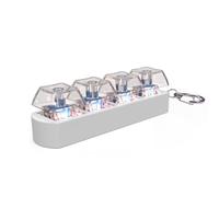 Ujjdwiurgh Touches de Clavier 4 Touches Fidget Toy Stress Relief DIY Keycaps Toy Touches de Clavier Bouton de Doigt Fidget Finger Keycaps A