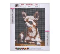 Ujjdwiurgh Tour Broderie Diamant Chihuahua,Peinture De Diamant 5D,Chien Mignon Animal De Compagnie Diamant Image De Strass Décoration De Maison