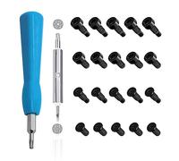 Ujjdwiurgh Tournevis Bleu de Remplacement pour Sonnette T6 T15 & + 20pcs Vis de Sonnetteg de Vis de Sécurité pour Sonnette