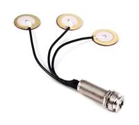 Ujjdwiurgh Transducteur de Micro Contact Piezo pour Guitare Acoustique, Auto-Adhésif, Préampli 1/4 Pouce.