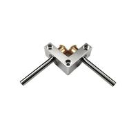 Ujjdwiurgh Transmission biseautée 1:1 à angle droit - Micro angle de 90 degrés - Commutateur d'arbre C de 4 mm à 4 mm