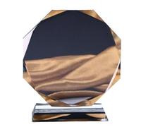 Ujjdwiurgh Trophée en verre de cristal vierge pour remise de diplôme - Ornements commémoratifs