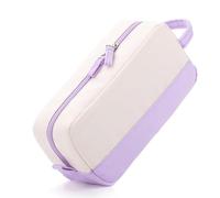 Ujjdwiurgh Trousse à Crayons de Grande Capacité avec Poignée Souple pour Adolescentes et Adultes, Violet