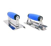 Ujjdwiurgh Truelle D'Angle Intérieure/Extérieure en Acier Inoxydable, Truelle de Finition Lisse avec Poignée Ergonomique et Confortable, Outils de Nettoyage des Murs.