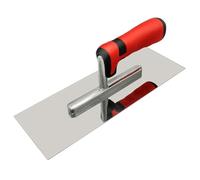 Ujjdwiurgh Truelle de finition plate en acier inoxydable pour béton, ciment et cloison sèche, plâtre, carrelage, maçonnerie, outils manuels