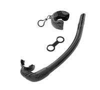 Ujjdwiurgh Tuba de Plongée en Silicone Souple, Portable et Pliable, Facile à Respirer, Adapté à la Plongée Libre et à la Natation,B